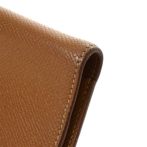 hermes camel wallet
